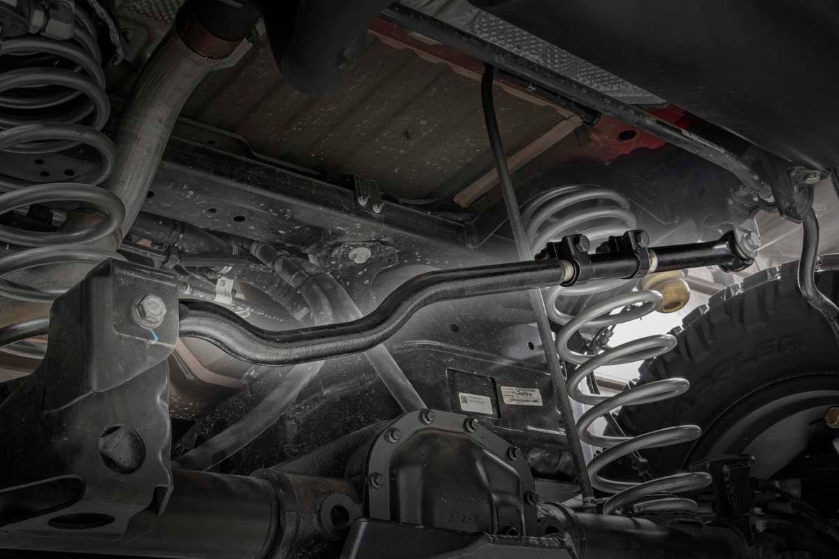 Jeep Wrangler Unlimited Track Bar - Rear - Rough Country - Forged Adjustable - '18-'25